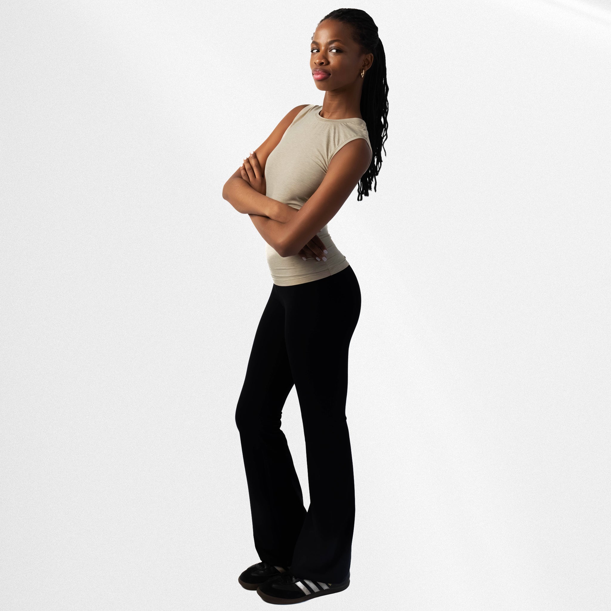 Flare Merino Wool/Span Pant
