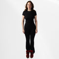 Little "Fitted" Bamboo Tee Bamboo/Span