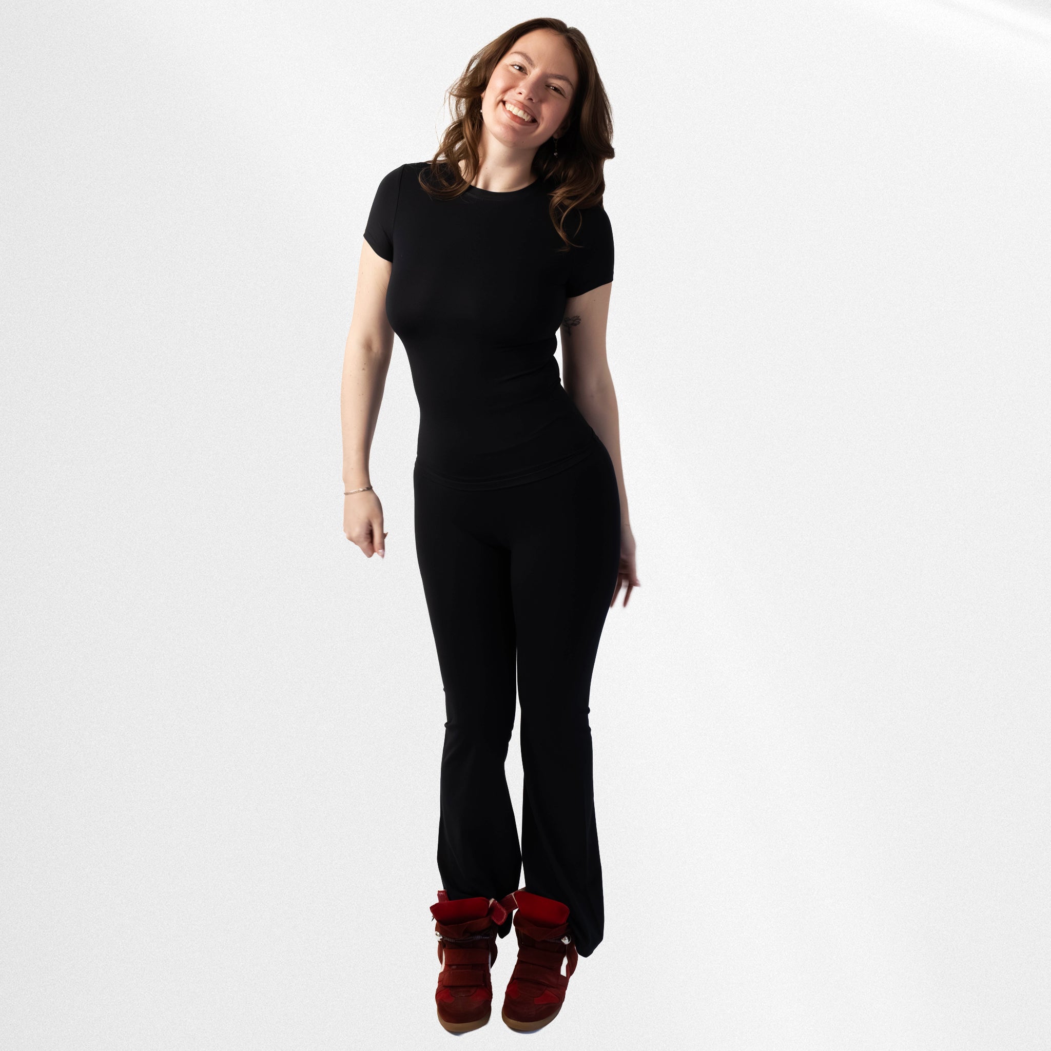 Flare Merino Wool/Span Pant