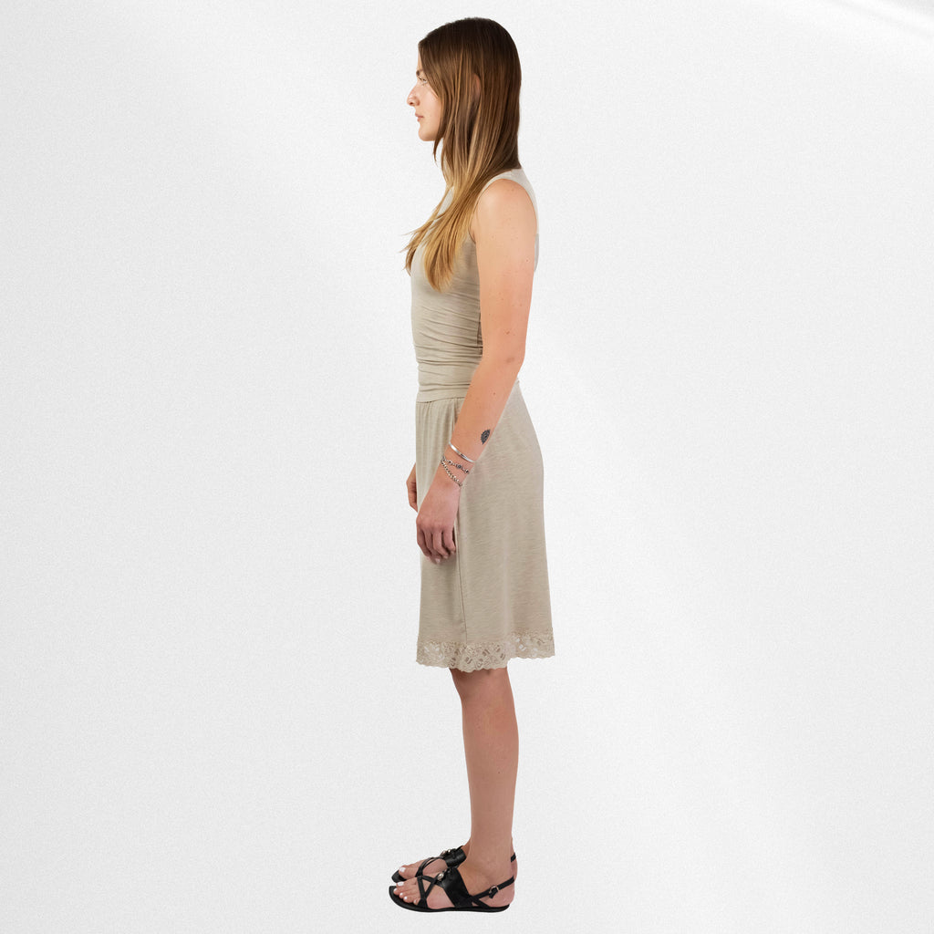 Lace Bamboo/Span Skirt